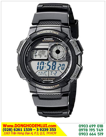 Casio AE-1000W-1AV; Đồng hồ điện tử iLLuminator Casio AE-1000W-1AV chính hãng | Bảo hành 2 năm